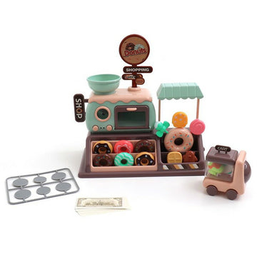 BREEZE F.O.TOYBOX ままごとセット ドーナツショップ【3歳以上 可愛いお店屋さんごっこセット】【送料無料 沖縄・一部地域を除く】